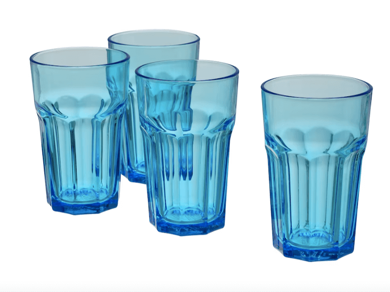 image - ikea blue pokal glass 800 